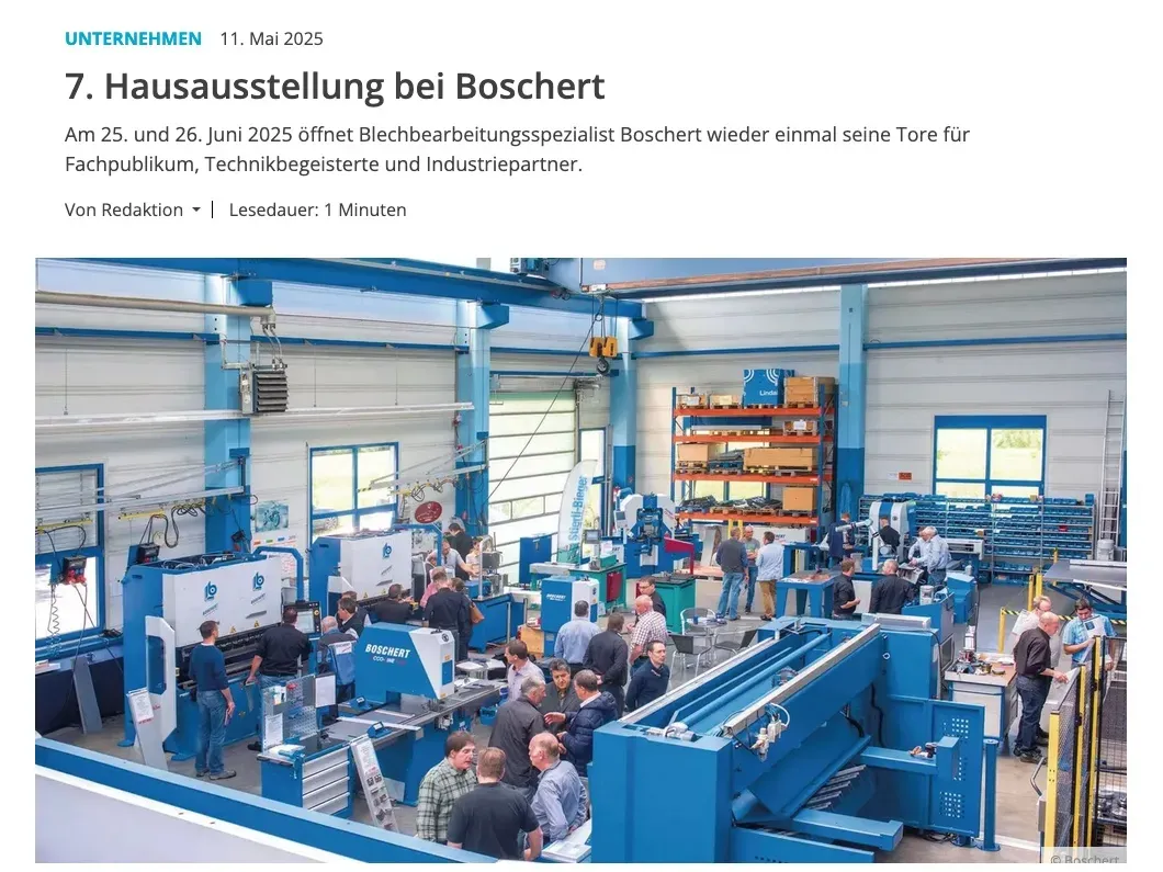 Hausausstellung bei Boschert